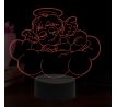 Beling 3D lampa, Spiaci anjel, 16 farebná,AA5