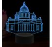 Beling 3D lampa, Chrám sv. Izáka, 16 farebná,AA7