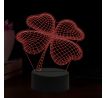 Beling 3D lampa, Štvorlístok, 16 farebná,AA8