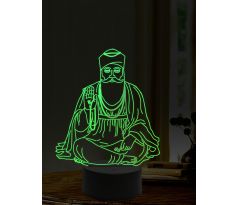 Beling 3D lampa, Guru, 16 farebná,AA11