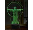 Beling 3D lampa, Kristus, 16 farebná,AA12