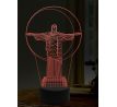 Beling 3D lampa, Kristus, 16 farebná,AA12