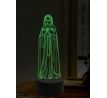 Beling 3D lampa, Mária Rosa Mystica, 16 farebná,AA15