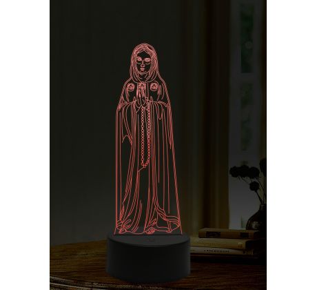 Beling 3D lampa, Mária Rosa Mystica, 16 farebná,AA15