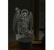 Beling 3D lampa, Archanjel Michael, 16 farebná,AA22