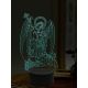 Beling 3D lampa, Archanjel Michael, 16 farebná,AA22