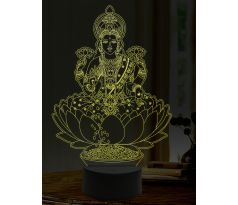 Beling 3D lampa, Šiva, 16 farebná,AA23