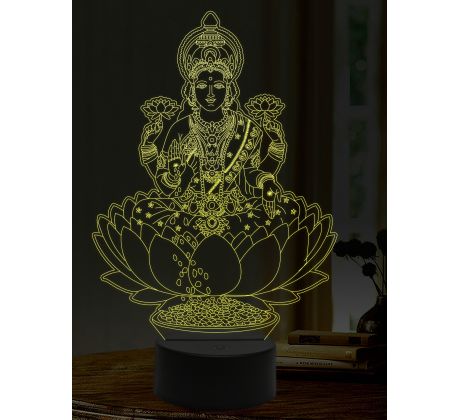 Beling 3D lampa, Šiva, 16 farebná,AA23