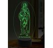 Beling 3D lampa, Svätý Bartolomej, 16 farebná,AA9