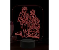 Beling 3D lampa, Svätá Marta, 16 farebná,AA31