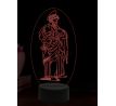 Beling 3D lampa, Svätý Matúš, 16 farebná,AA34