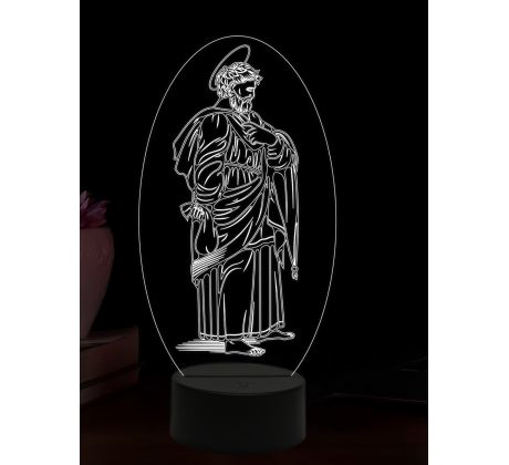 Beling 3D lampa, Svätý Matúš, 16 farebná,AA34