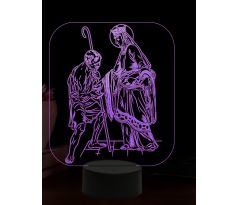 Beling 3D lampa, Svätá Matilda, 16 farebná,AA36