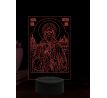 Beling 3D lampa, Svätá Matrona, 16 farebná,AA37