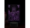 Beling 3D lampa, Svätá Matrona, 16 farebná,AA37