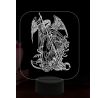 Beling 3D lampa, Archanjel Michael, 16 farebná,AA39