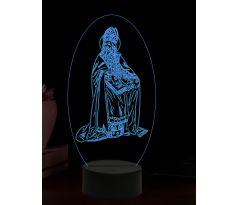 Beling 3D lampa, Svätý Osvald, 16 farebná,AA42