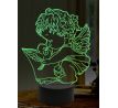 Beling 3D lampa, Anjel 3, 16 farebná,AA43