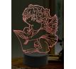 Beling 3D lampa, Anjel 3, 16 farebná,AA43
