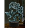 Beling 3D lampa, Anjel 3, 16 farebná,AA43