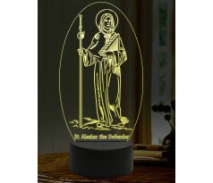 Beling 3D lampa, Svätý Alexius, 16 farebná,AA46