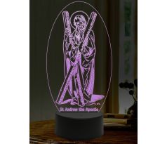 Beling 3D lampa, Svätý Ondrej apoštol, 16 farebná,AA49