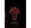 Beling 3D lampa, Archanjel Rafael, 16 farebná,AA55