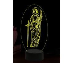 Beling 3D lampa, Svätá Sabina, 16 farebná,AA61