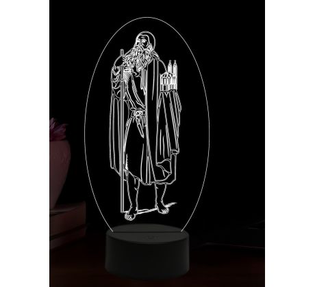 Beling 3D lampa, Svätý Sebald, 16 farebná,AA62