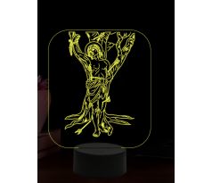 Beling 3D lampa, Svätá Sebastián, 16 farebná,AA63