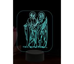 Beling 3D lampa, Svätí Šimon a Júda, 16 farebná,AA65