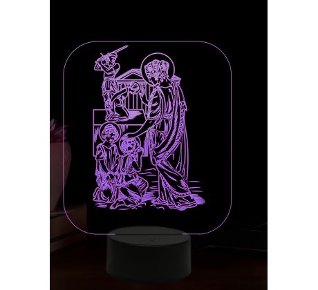 Beling 3D lampa, Svätá Sofia s Vierou, Nádejou a Láskou, 16 farebná,AA66