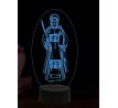 Beling 3D lampa, Svätý Štefan Promučeník, 16 farebná,AA67