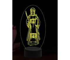 Beling 3D lampa, Svätý Štefan Promučeník, 16 farebná,AA67