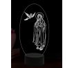 Beling 3D lampa, Svätá Terézia z Ávily, 16 farebná,AA69