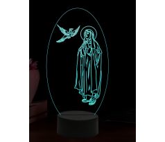 Beling 3D lampa, Svätá Terézia z Ávily, 16 farebná,AA69