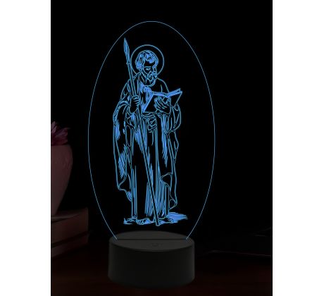 Beling 3D lampa, Apoštol Tomáš, 16 farebná,AA70