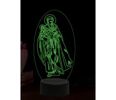 Beling 3D lampa, Svätý Hyacint, 16 farebná,AA77