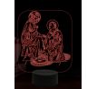 Beling 3D lampa, Ján z Boha, 16 farebná,AA81