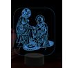 Beling 3D lampa, Ján z Boha, 16 farebná,AA81