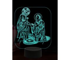 Beling 3D lampa, Ján z Boha, 16 farebná,AA81