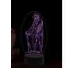 Beling 3D lampa, Svätý Júda, 16 farebná,AA83