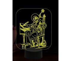 Beling 3D lampa, Svätý Vavrinec, 16 farebná,AA85