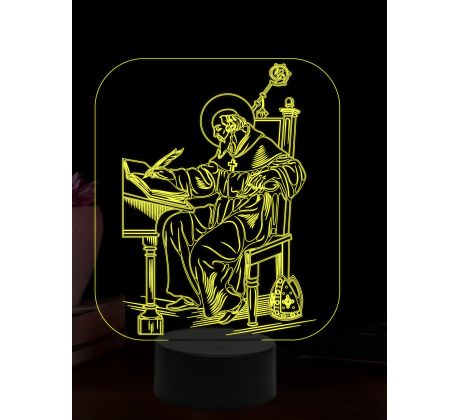 Beling 3D lampa, Svätý Vavrinec, 16 farebná,AA85