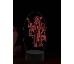 Beling 3D lampa, Svätý Leonard, 16 farebná,AA87