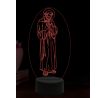 Beling 3D lampa, Svätý František z Assisi, 16 farebná,AA96