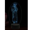 Beling 3D lampa, Svätý František z Assisi, 16 farebná,AA96