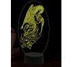 Beling 3D lampa, Archanjel Gabriel, 16 farebná,AA99