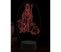 Beling 3D lampa, Svätá Jenovéfa, 16 farebná,AA100