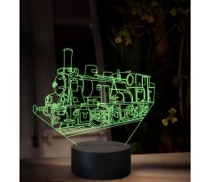 Beling 3D lampa, Parná lokomotíva 310.9 „Kafemlejnek“, 16 farebná SXQ33